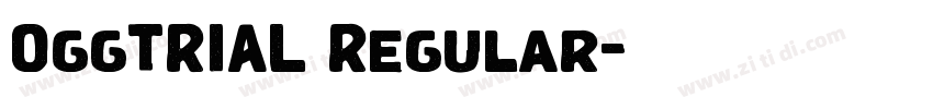 OggTRIAL Regular字体转换 OggTRIAL Regular字体转换